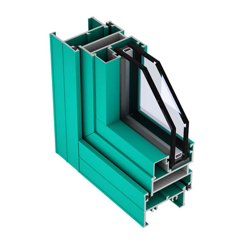 Profils de portes battantes en aluminium non thermiques