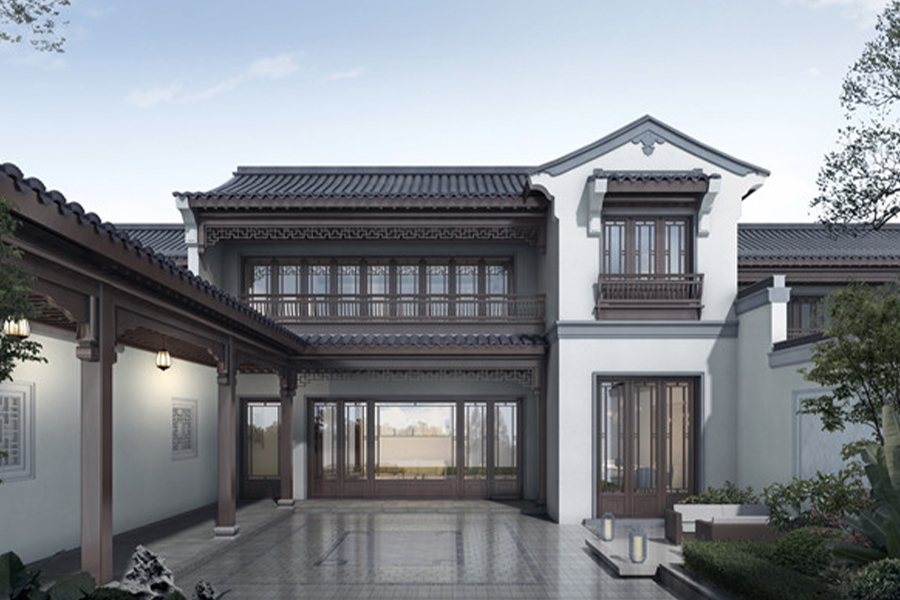 Manoir Xuancheng Muxihe - Projet d'application de fenêtres et de portes