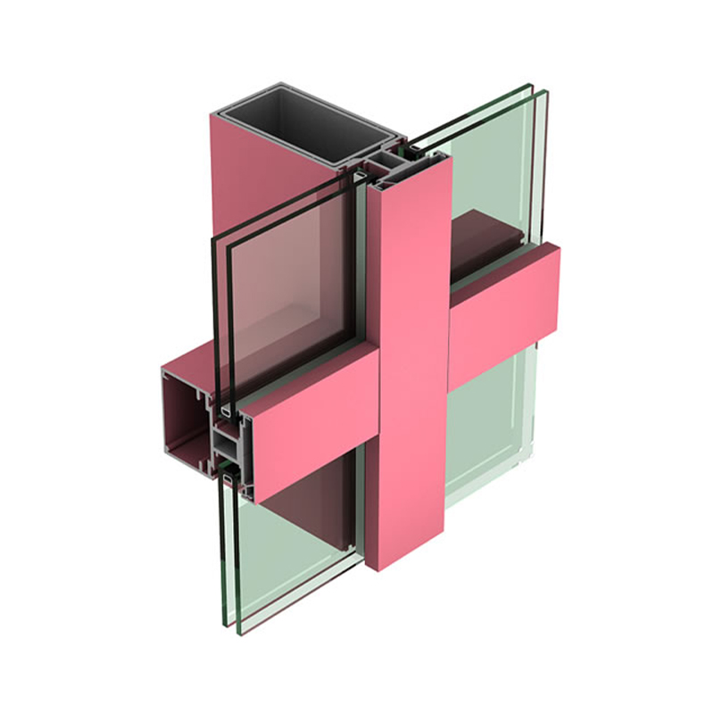 Profils de mur-rideau en aluminium