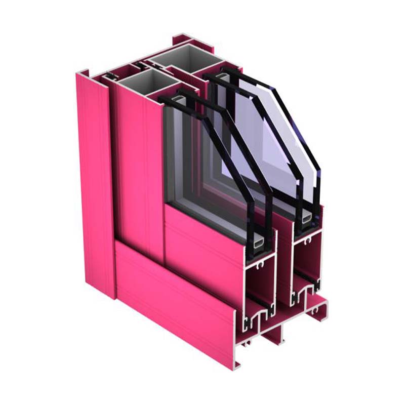 Profilés de portes coulissantes en aluminium non thermiques
